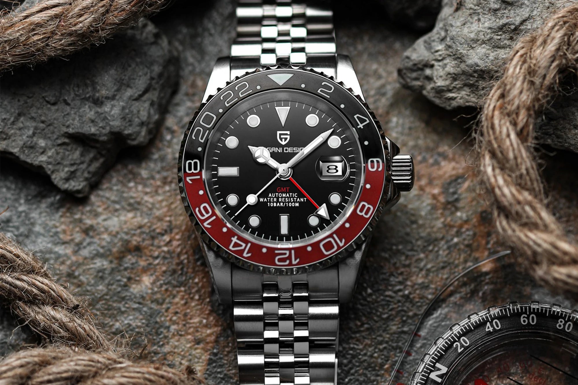 Regent GMT Automatic – Steel Strap