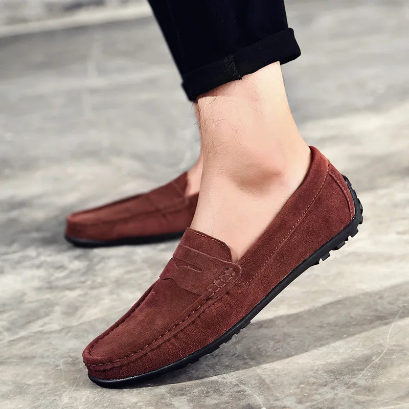 Regent Wide Fit Loafers – Classic Suede