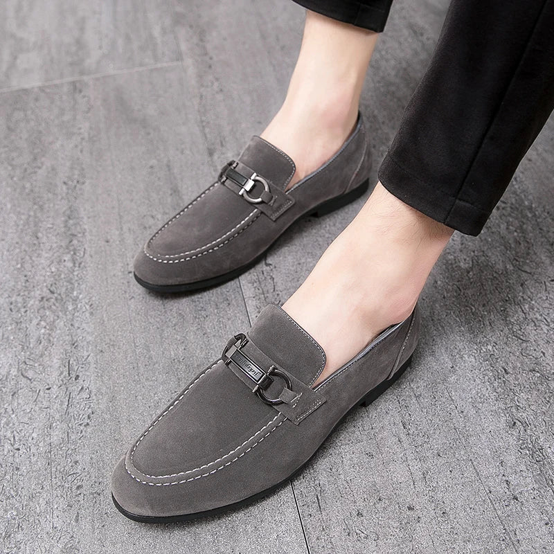 Knightsbridge Green Suede Loafers