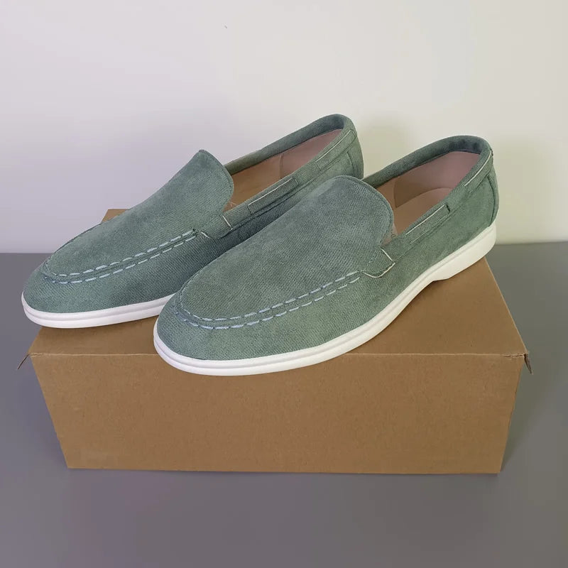 Kensington Slip-On Suede Loafers