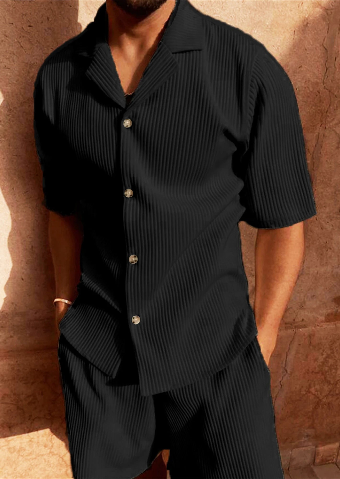 Oxford Corduroy Set – Spring/Summer Shirt & Shorts
