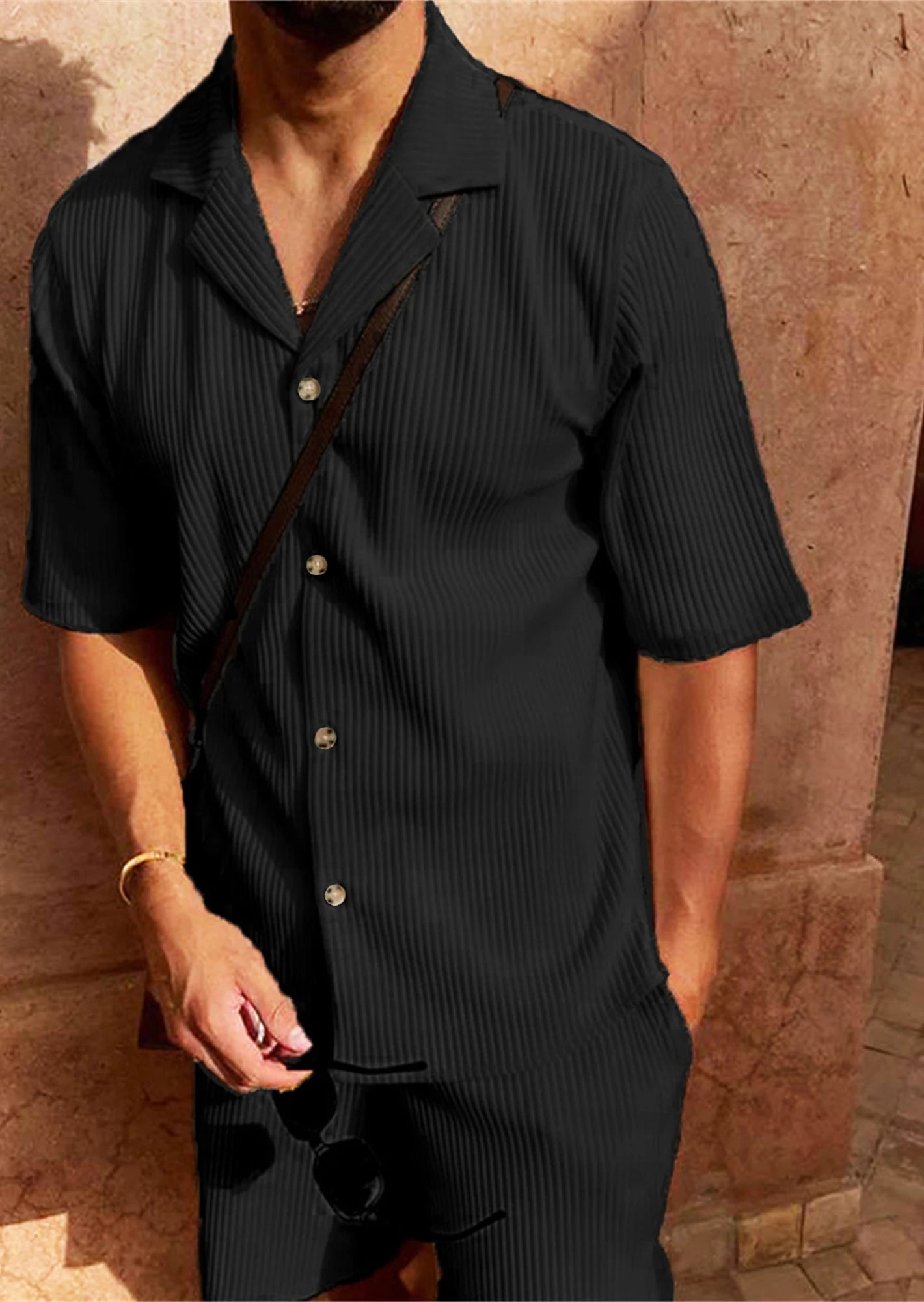 Oxford Corduroy Set – Spring/Summer Shirt & Shorts