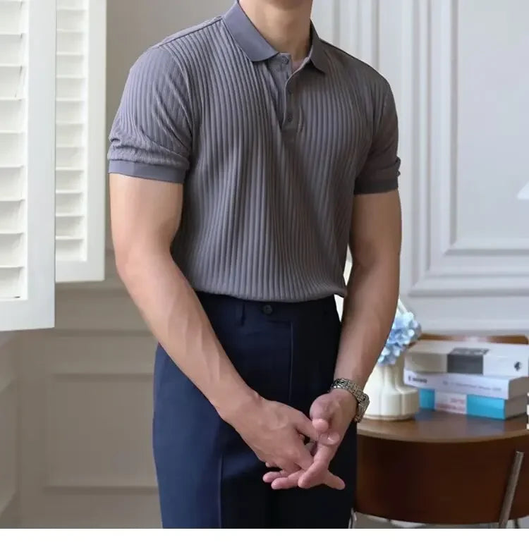 Oxford Striped Polo – Casual Summer Edition