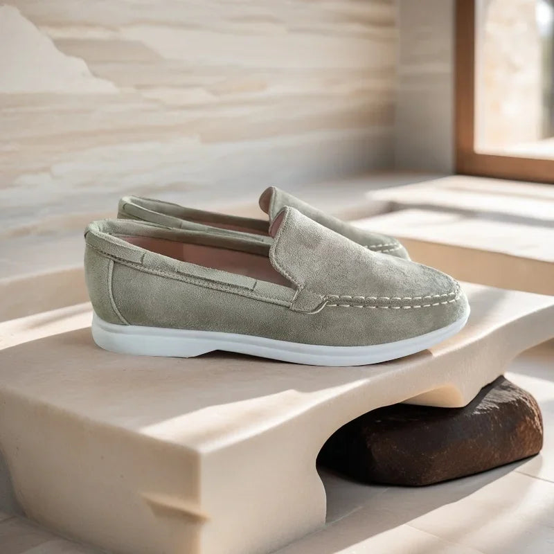 Kensington Slip-On Suede Loafers