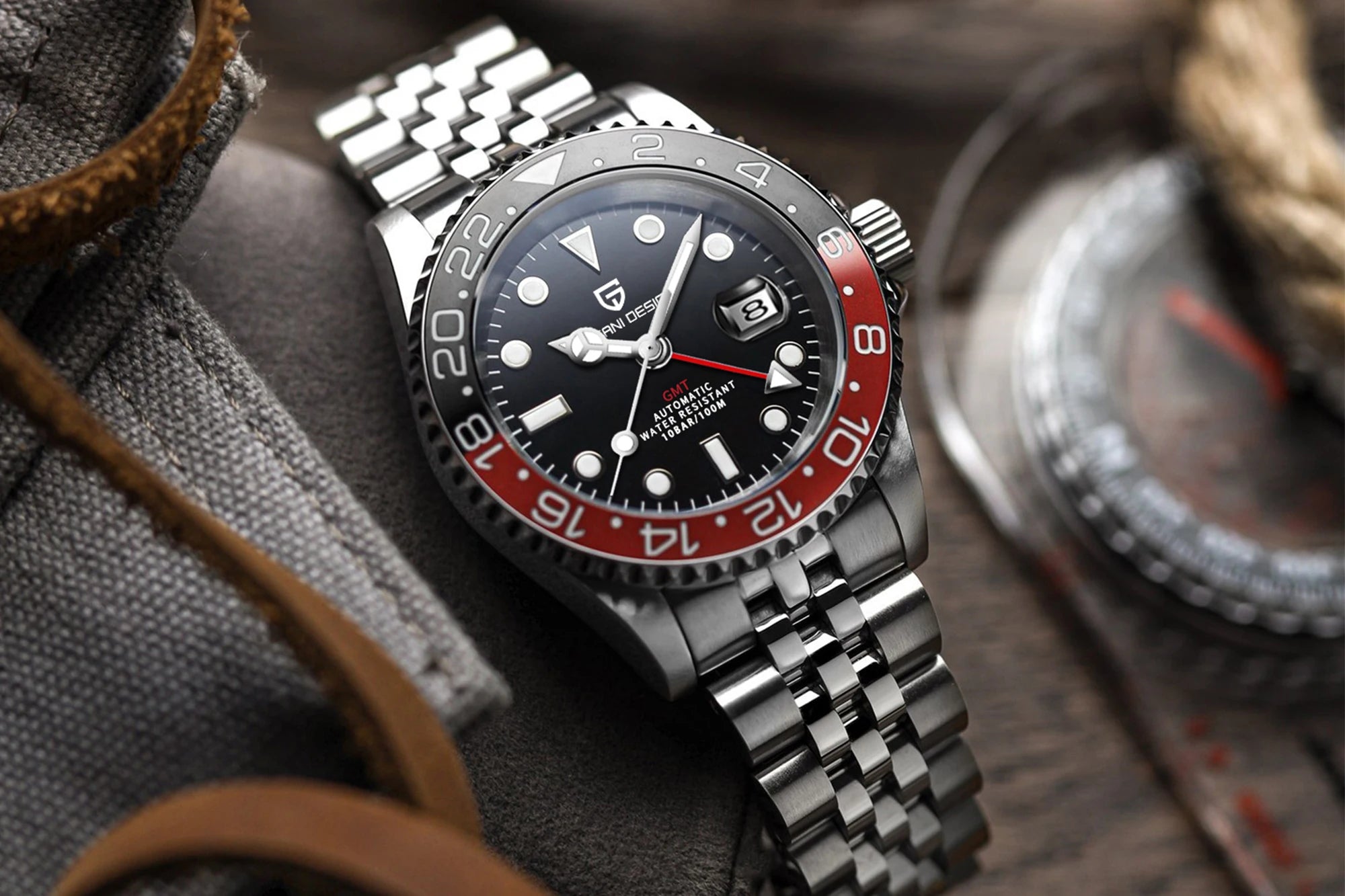 Regent GMT Automatic – Steel Strap