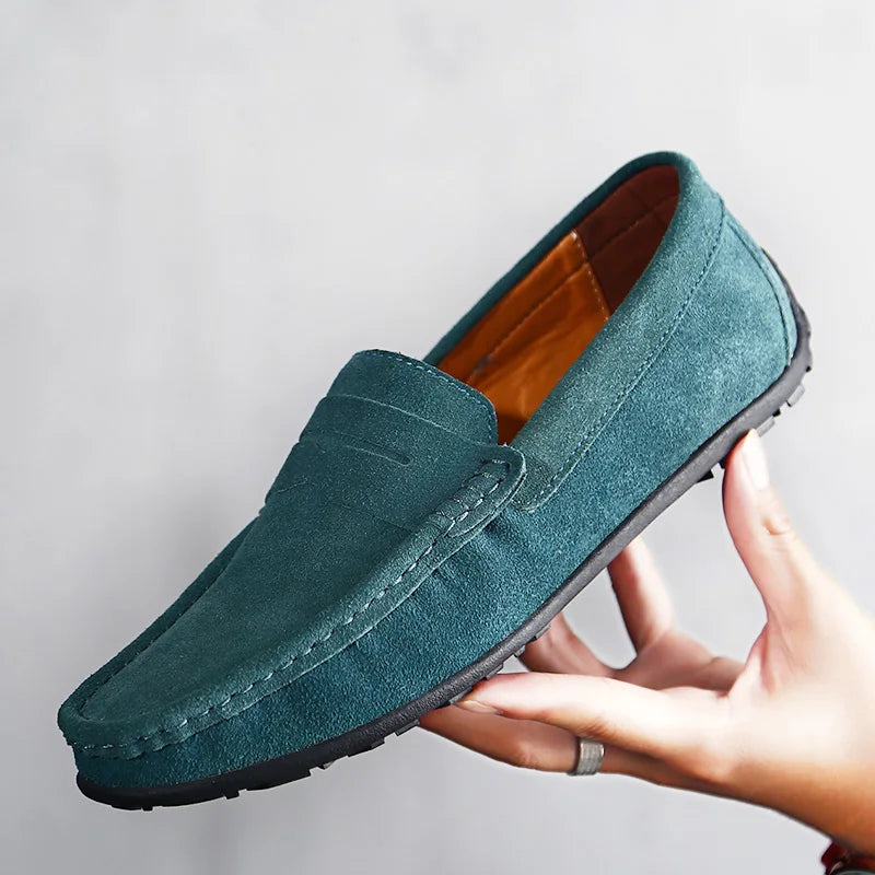 Regent Wide Fit Loafers – Classic Suede