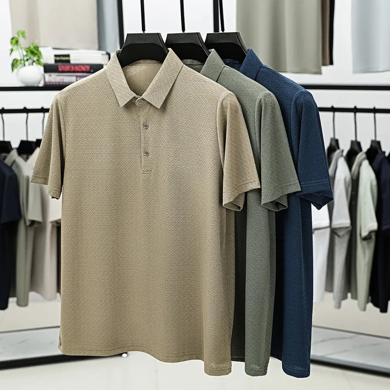 Jacquard Heritage Tee – Ivory Blend