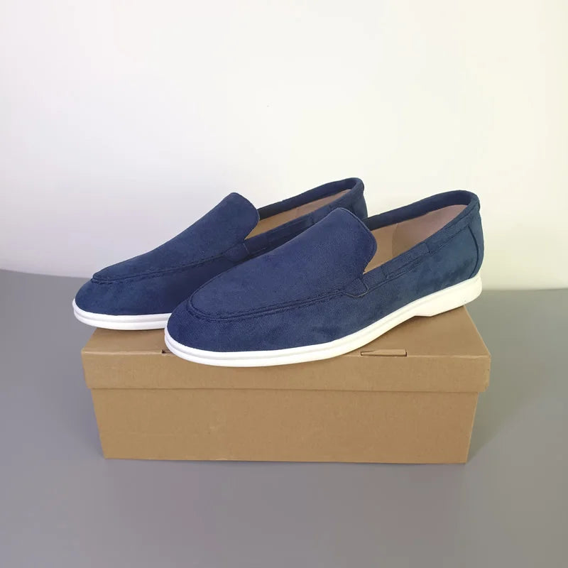 Kensington Slip-On Suede Loafers