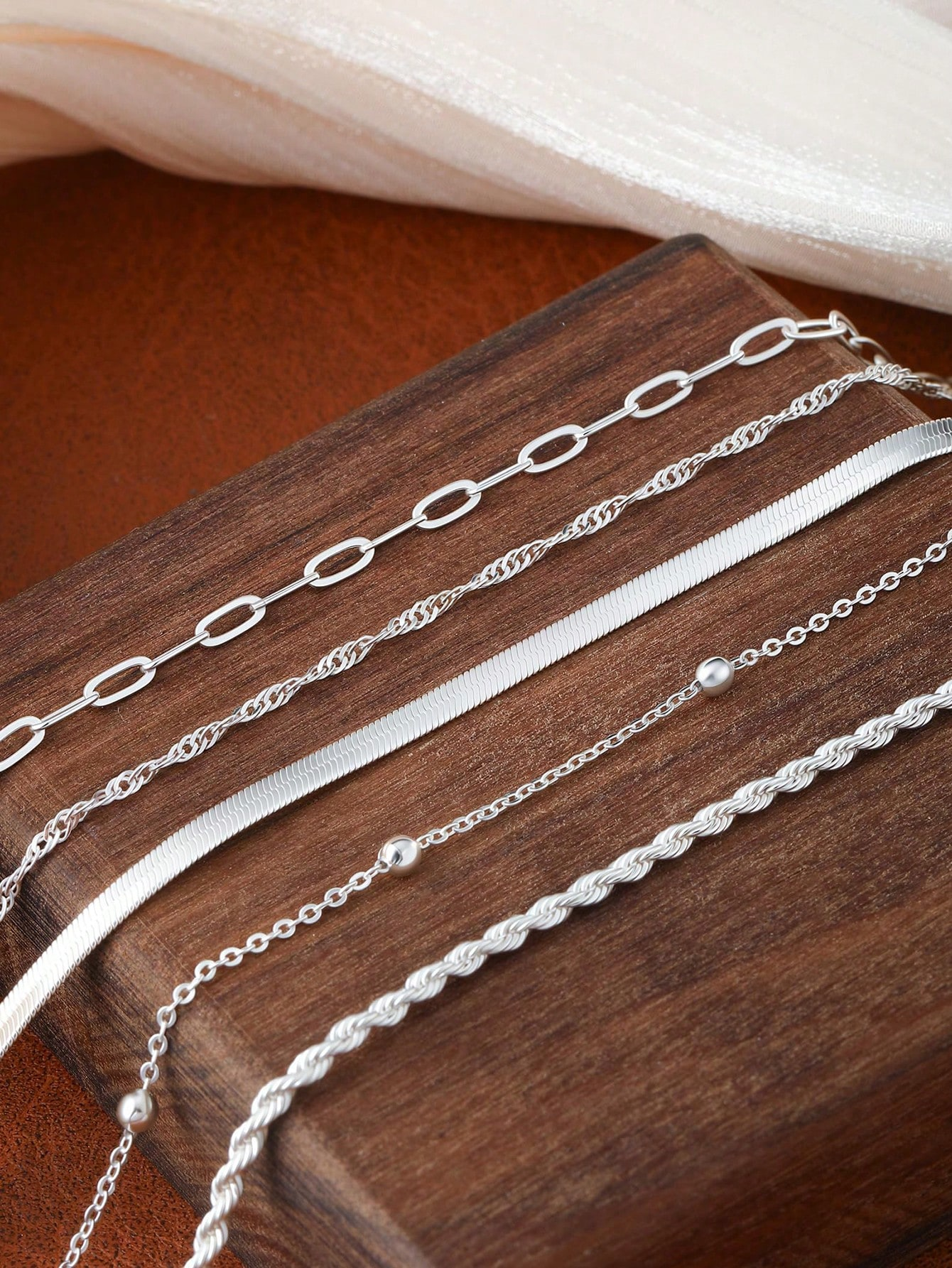 Luxe Harmony Stackable Bracelets – Set of 5