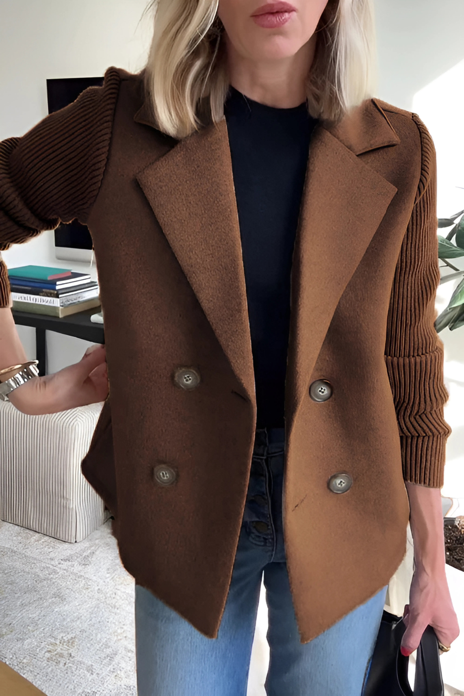 SASHA CASUAL SAVILLE COAT