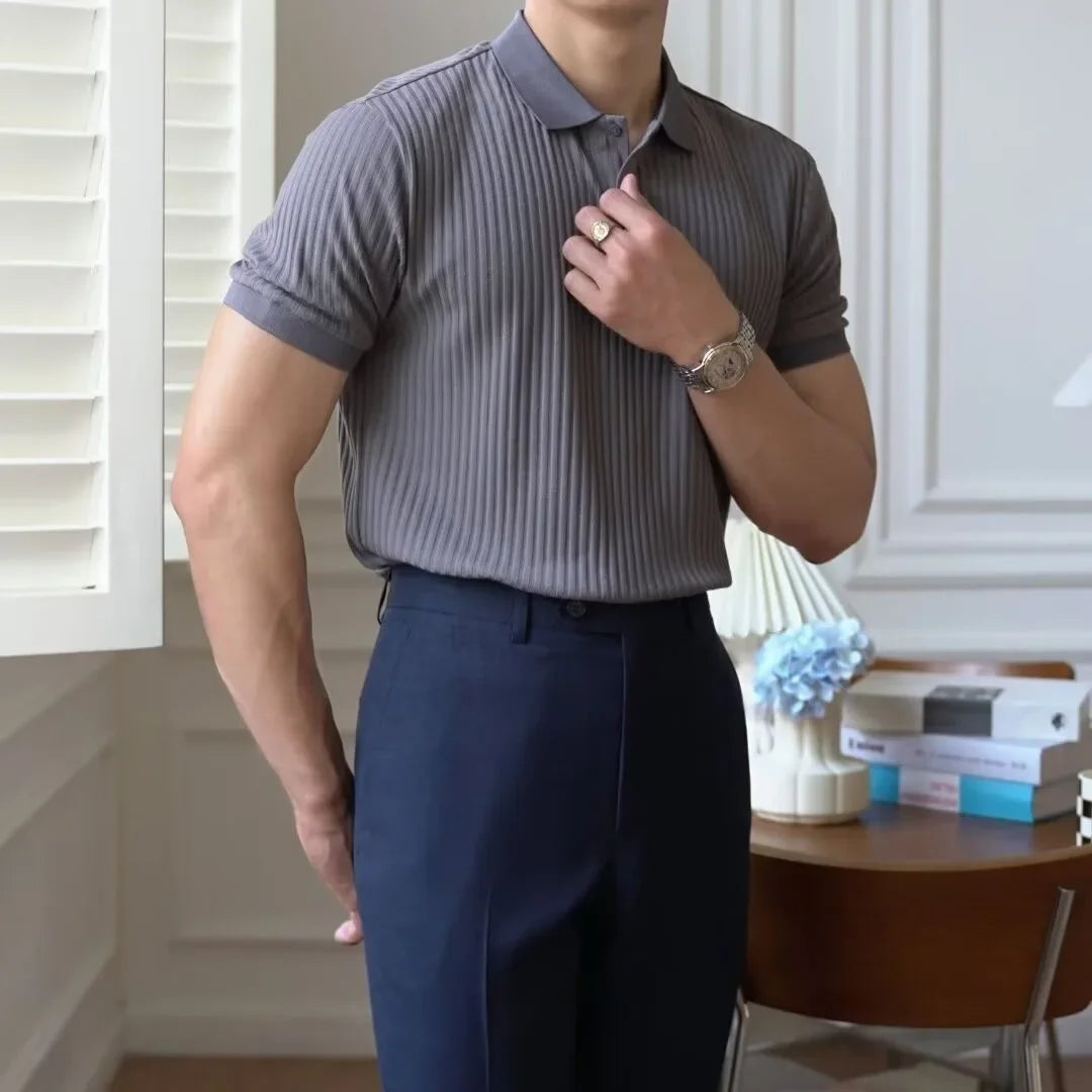 Oxford Striped Polo – Casual Summer Edition
