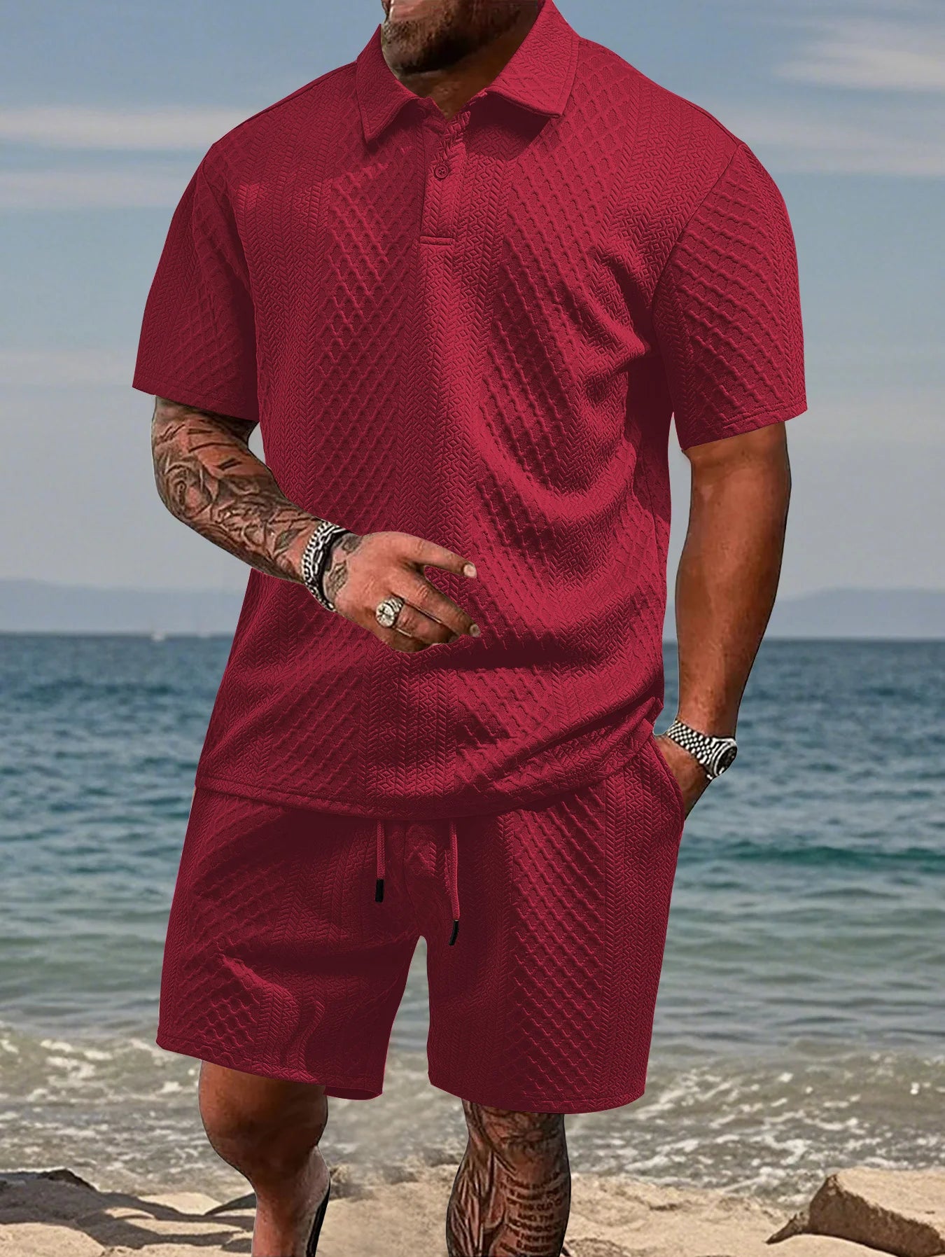 Hampton Summer Set – Heavy-Duty Linen Shirt & Shorts