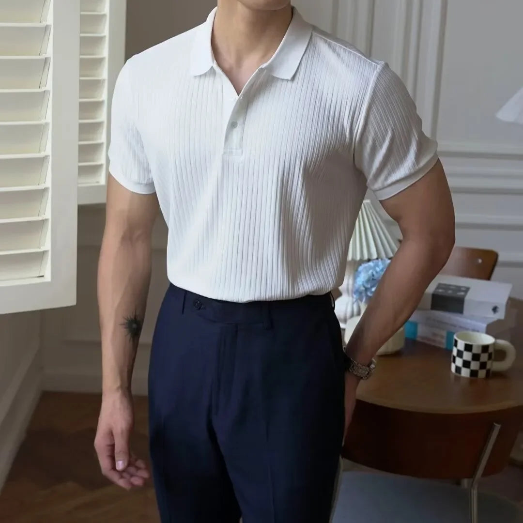 Oxford Striped Polo – Casual Summer Edition