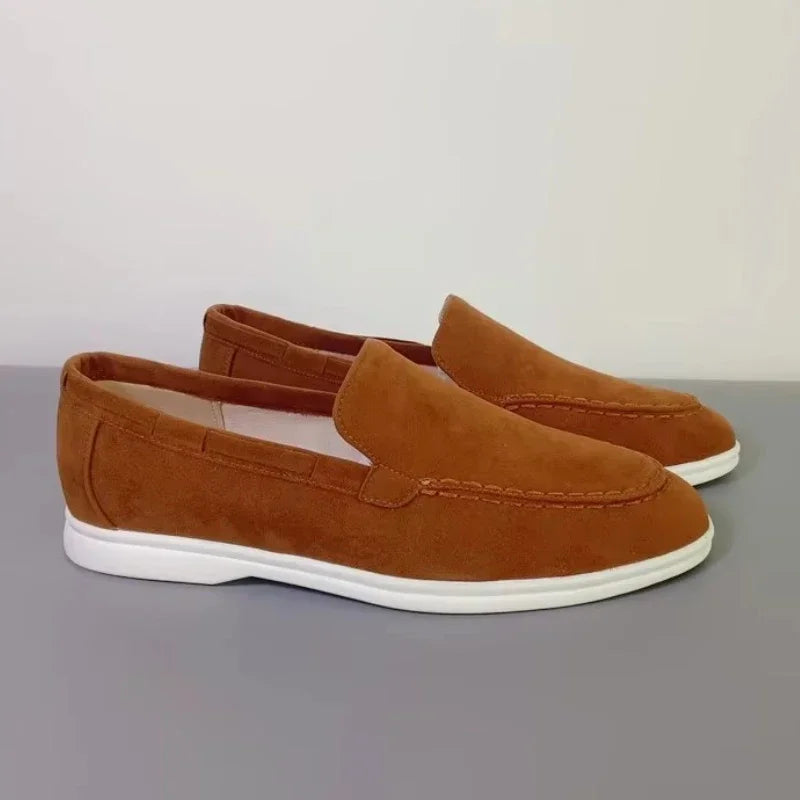 Kensington Slip-On Suede Loafers