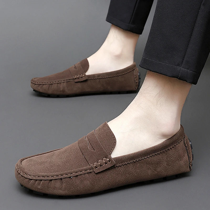 Ascot Driving Loafers – Midnight Brown