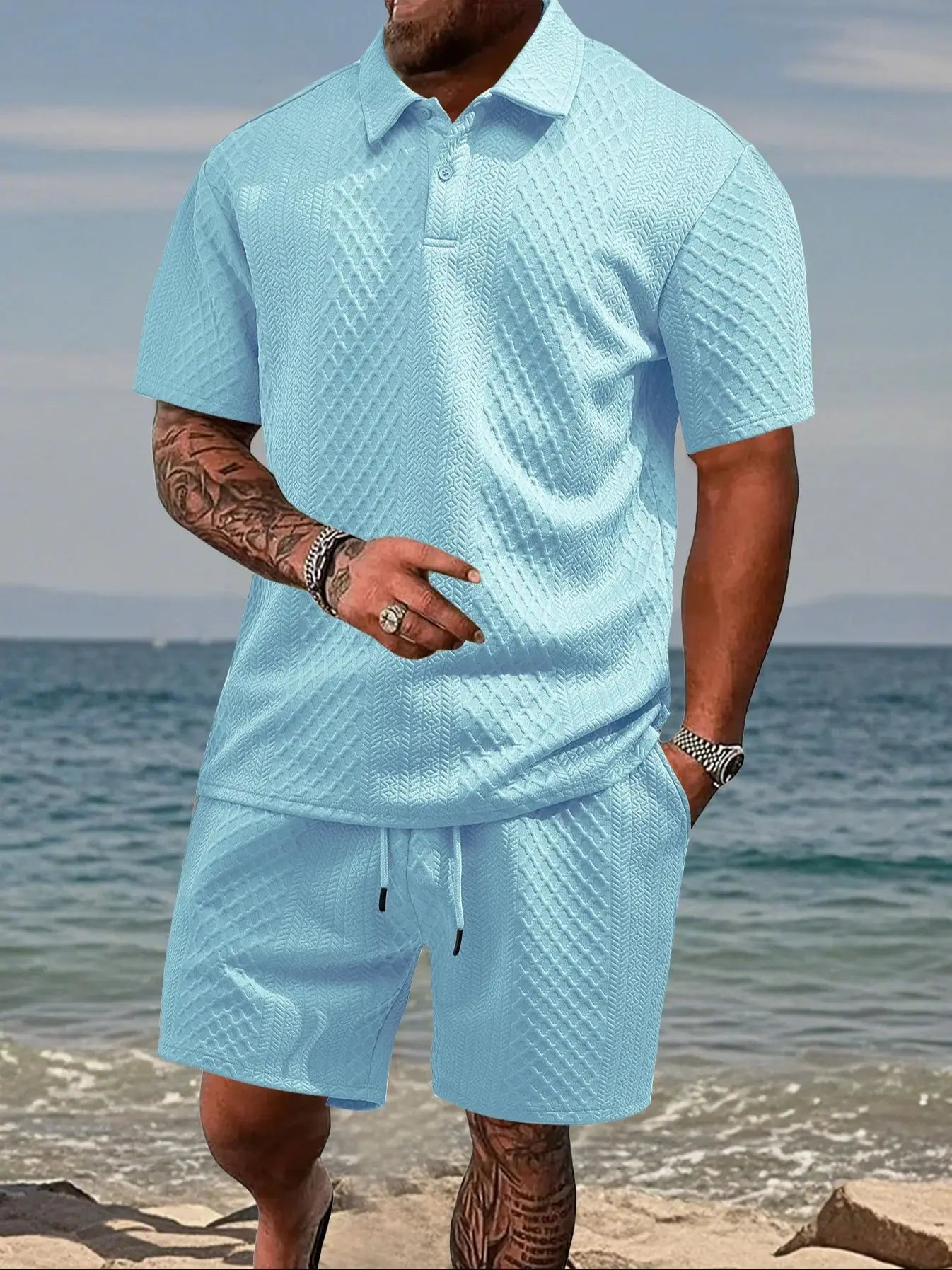 Hampton Summer Set – Heavy-Duty Linen Shirt & Shorts