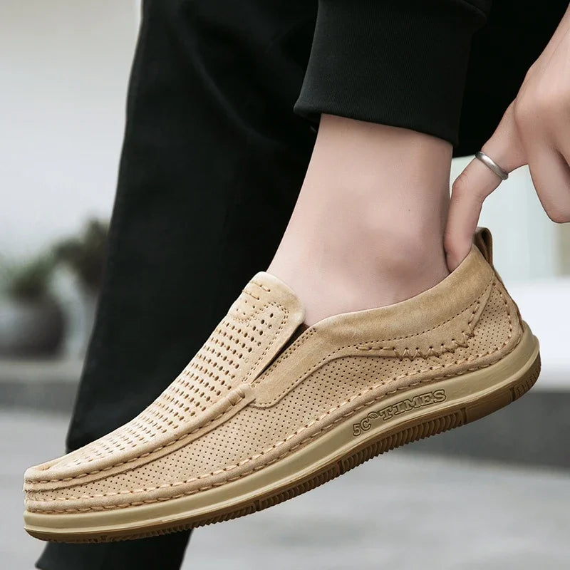 Savile High-Top Suede Loafers