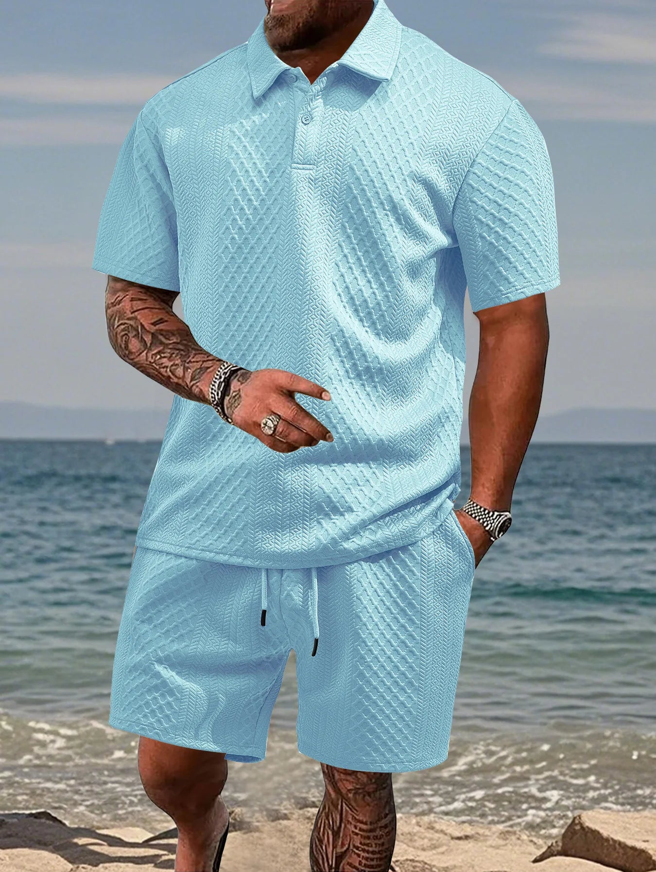 Hampton Summer Set – Heavy-Duty Linen Shirt & Shorts