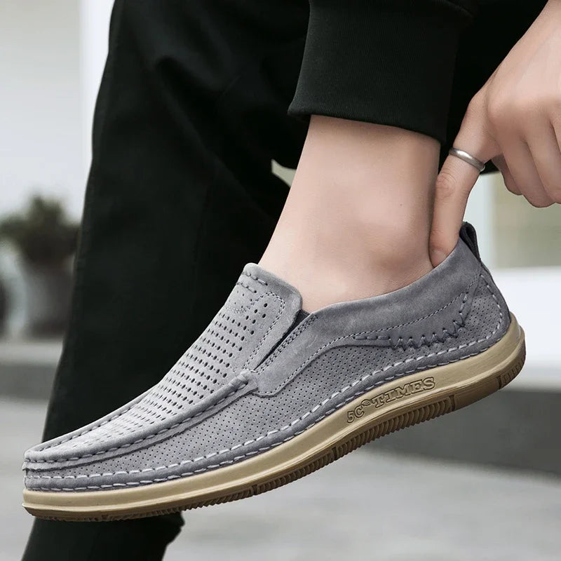 Savile High-Top Suede Loafers