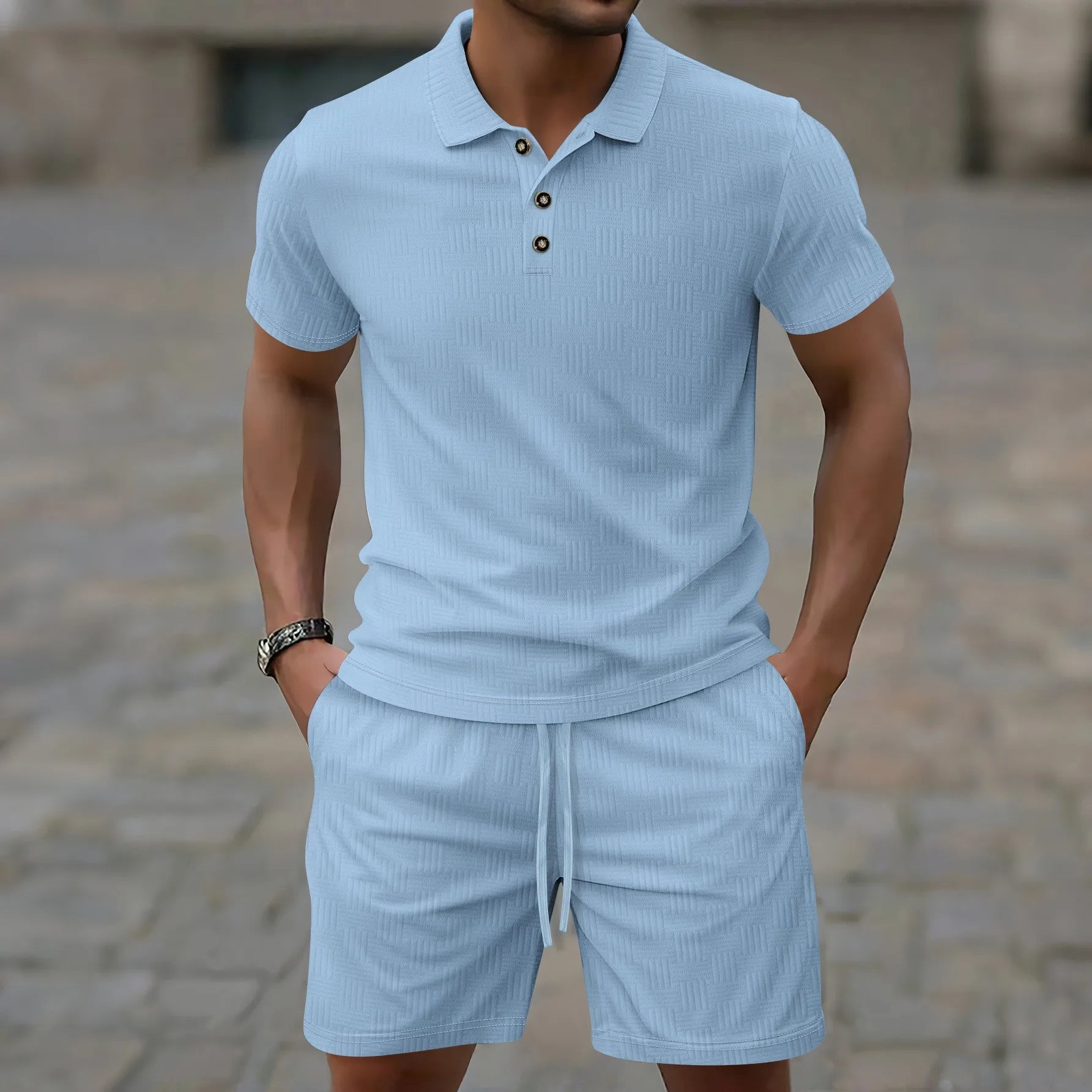 Berkeley Corduroy Twinset – Embroidered Shirt & Shorts