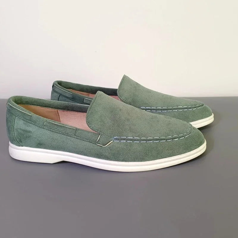 Kensington Slip-On Suede Loafers