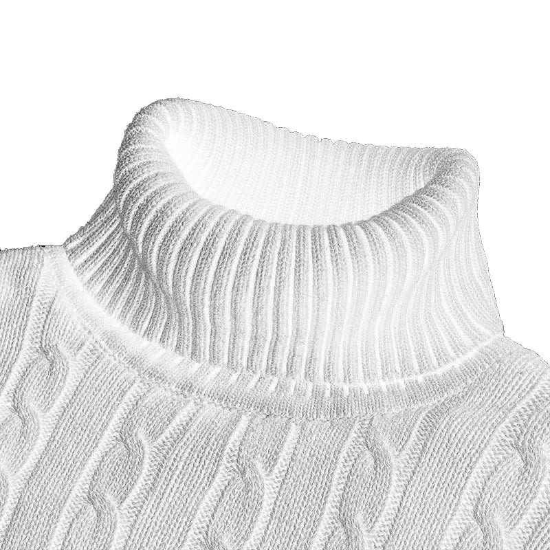 Oxford Rollneck Knit – Wool Blend Autumn Jumper