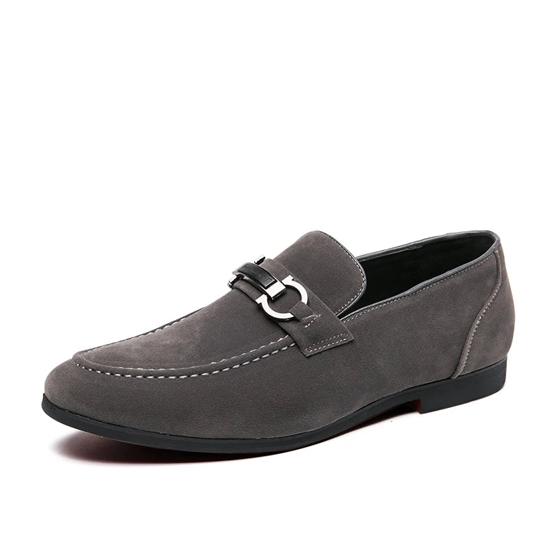 Knightsbridge Green Suede Loafers