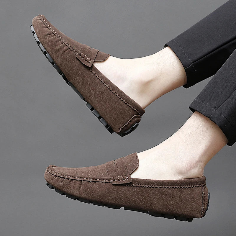 Ascot Driving Loafers – Midnight Brown