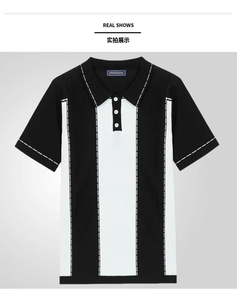 Oxford Summer Striped Polo