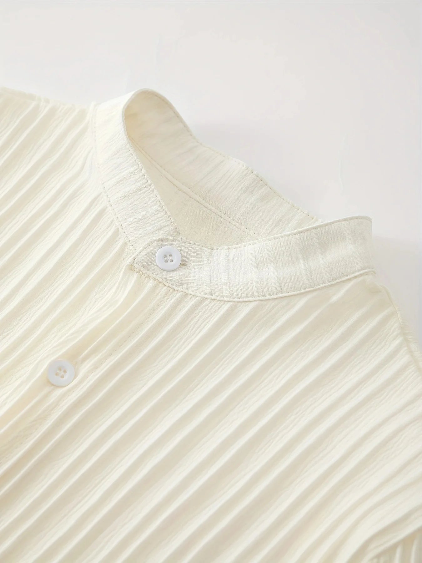 Windsor Lounge Set – Textured Shirt & Drawstring Shorts