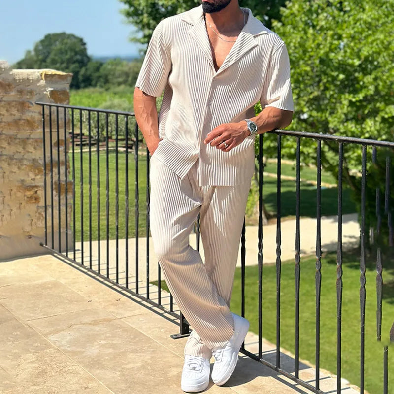 Brighton Sport Set – Quick-Dry Polo & Summer Trousers