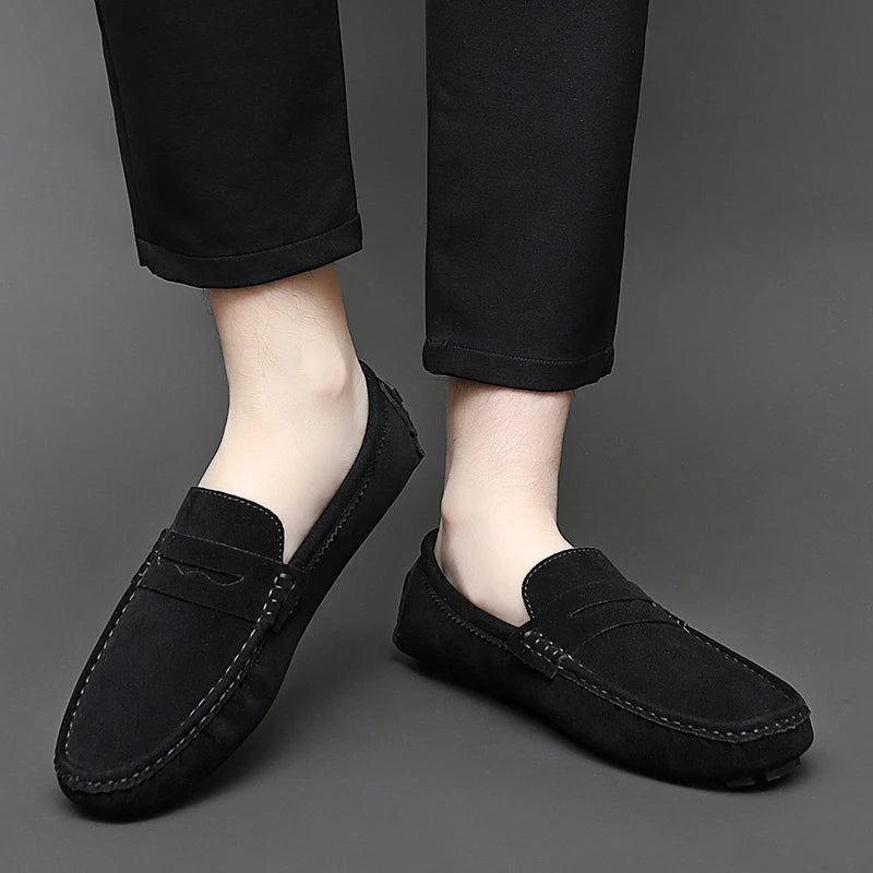 Ascot Driving Loafers – Midnight Brown