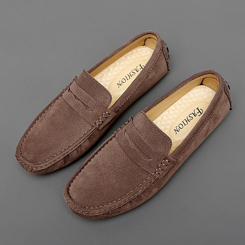 Ascot Driving Loafers – Midnight Brown