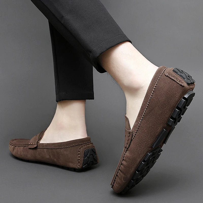 Ascot Driving Loafers – Midnight Brown
