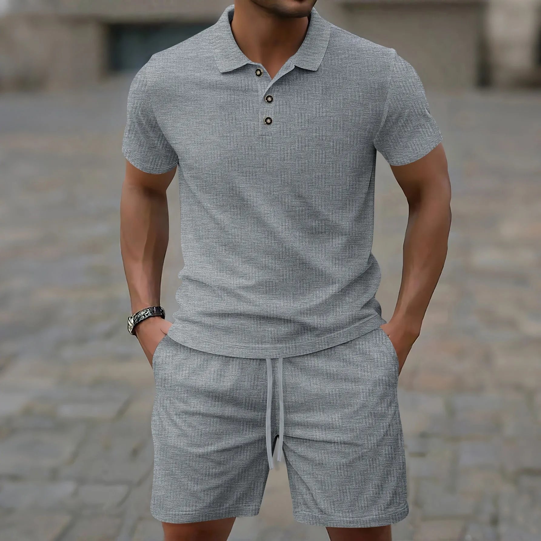 Berkeley Corduroy Twinset – Embroidered Shirt & Shorts