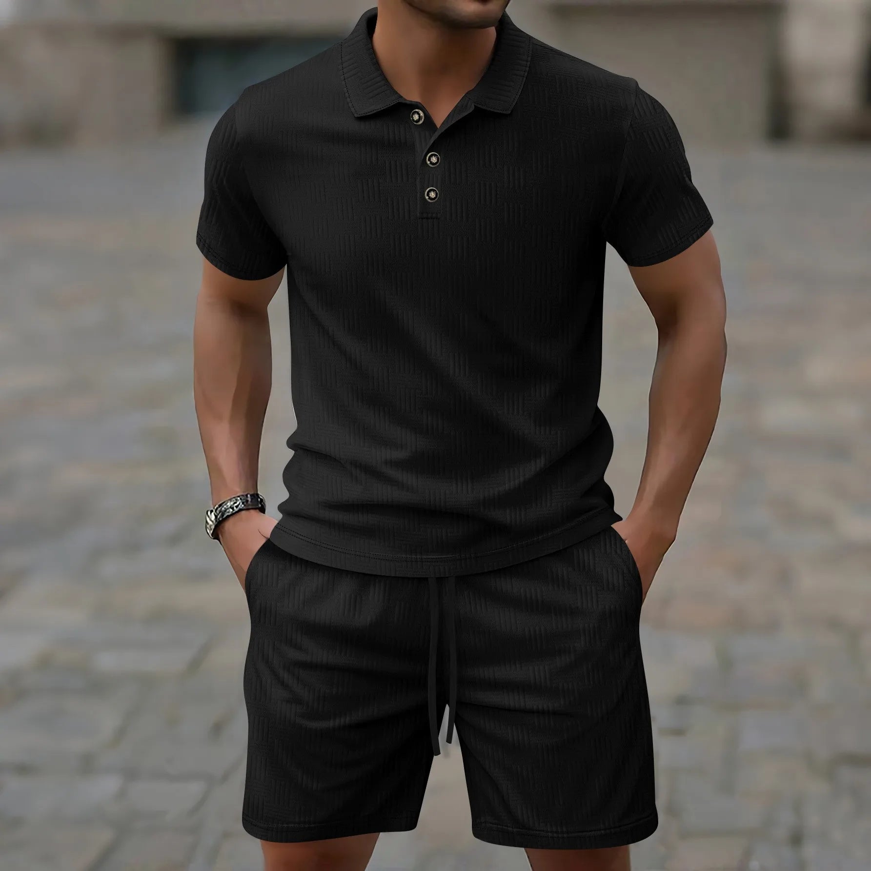 Berkeley Corduroy Twinset – Embroidered Shirt & Shorts