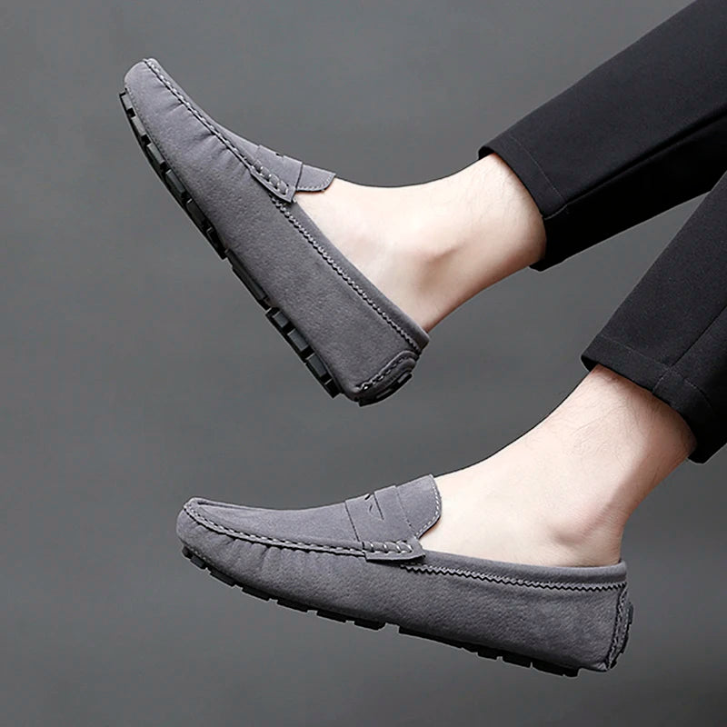 Ascot Driving Loafers – Midnight Brown