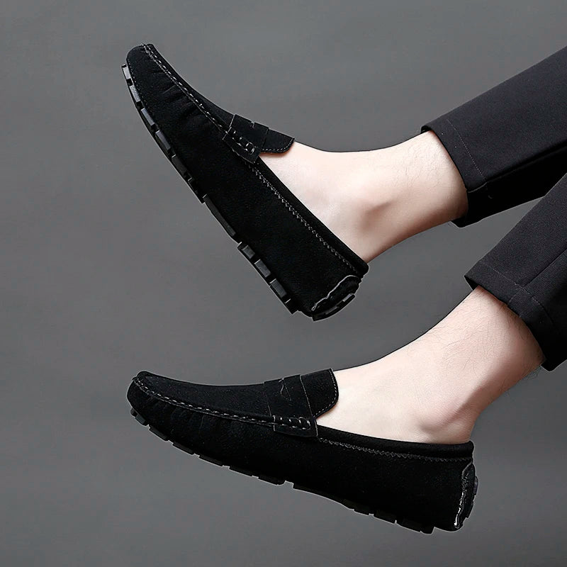 Ascot Driving Loafers – Midnight Brown