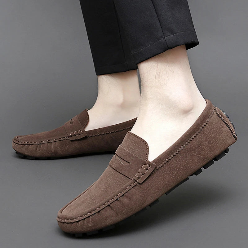 Ascot Driving Loafers – Midnight Brown
