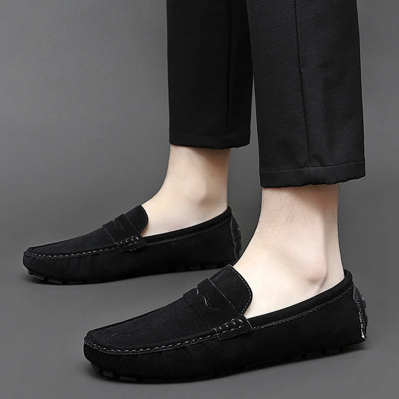 Ascot Driving Loafers – Midnight Brown