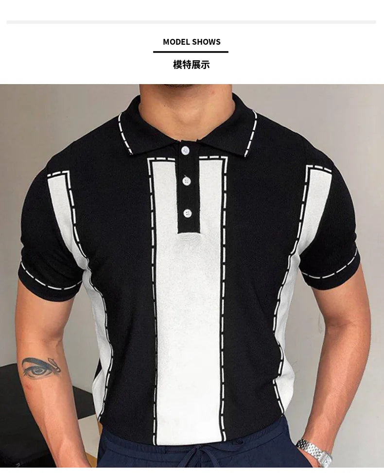 Oxford Summer Striped Polo