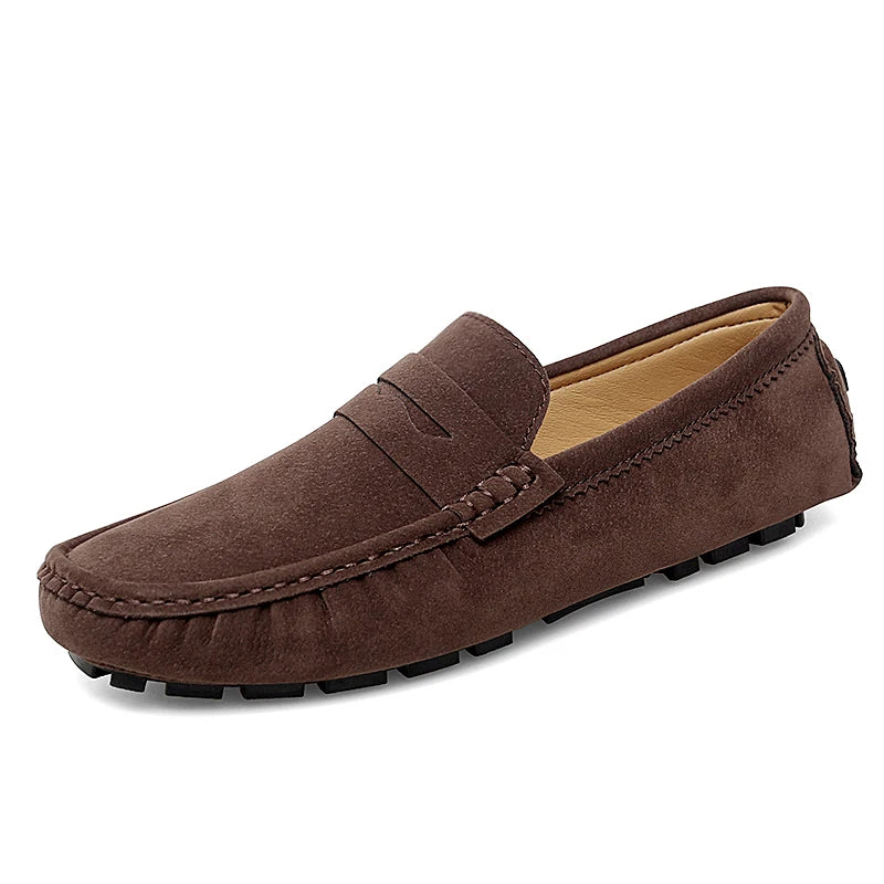 Ascot Driving Loafers – Midnight Brown