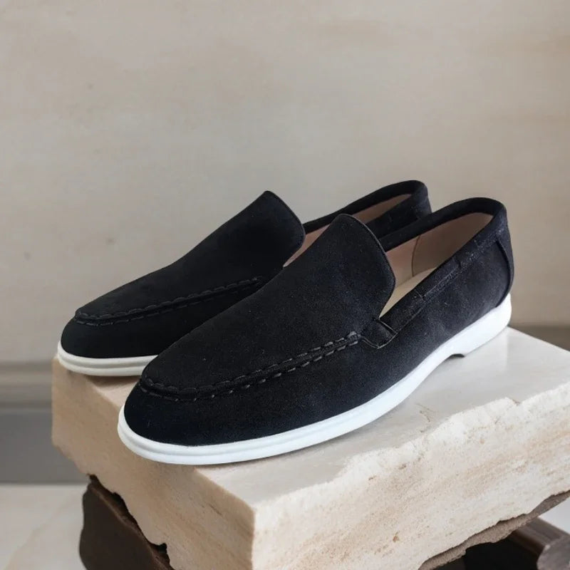 Kensington Slip-On Suede Loafers