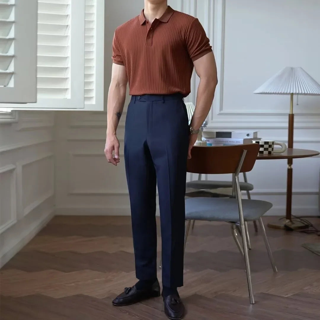 Oxford Striped Polo – Casual Summer Edition
